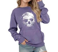 QJDFLL Girls Casual Oversized Pullover Hoodie with Pocket Long Sleeve Cute Drop Shoulder Design Sweatshirt for Teen(Purple,2-3 Years)