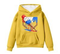 QJDFLL Thich Minh Tue Buddha Monks Moving Across The Vietnamese Sweatshirt T-Shirt Peace(Yellow,5-6 Years)