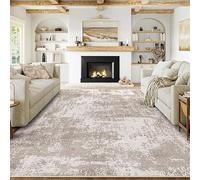 QJDTZMD Large Area Rugs 200 x 250 cm Non Slip Soft Short Pile Carpet Easy To Clean Rugs for Dining Room Bedroom Living Room Modern ink gray white