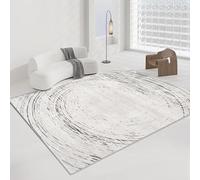 QJDTZMD Large Area Rugs 200 x 250 cm Rug forLiving Room Non Slip Soft Short Pile Easy To Clean Carpet for Dining Room Bedroom Modern line ink gray brown