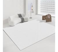 QJDTZMD Large Area Rugs 200 x 250 cm Rug forLiving Room Non Slip Soft Short Pile Easy To Clean Carpet for Dining Room Bedroom Modern geometric lines grey