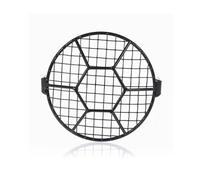 QJDYELXNZL 7Inch Motorcycle Headlight Protector Guard Motorcycle Light Lamp Mesh Metal Mount Cover Grill Mask Headlight Protector Headlamp Grilles Cover