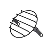 QJDYELXNZL Universal Motorcycle Headlight Protector Guard 6.5inch Motormotorcycle Light Lamp Metal Cover Grill Mask For Ha&rley CG125 GN125 Headlamp Grilles Cover