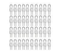 QJFORU Light Bulbs,Halogen Bulbs G5.3 24V Capsule Halogen Bulbs 20W-250W Pack of 40 pcs(G5.3-24v-150w)