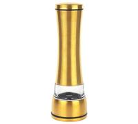 QJFORU Pepper grinder,Manual Grinder,Pepper Mill Household Metal Peppercorn Grinder Manual Freshly Ground Pepper Peppercorn Black Pepper Grinding Bottle Pepper Grinder(Gold)