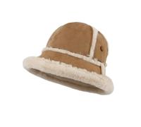 QJFORU Winter Hats,Knitted hat,Warm hat,Winter Hat Winter Fisherman's Hat Warm Cute Plush Hat for Clothes Collocation Warm Hat(Brown)