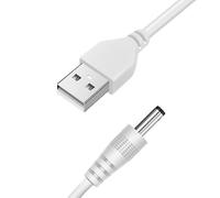 Qjin USB Charging Cord, DC Charger Cable for Aquasonic Icon, COSLUS C30 & Rtauys M5 Sonic Rechargeable Toothbrush - 2 Pack