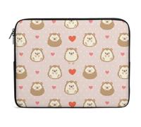 Qjjinxior 10inch Laptop Case, Cute Cartoon Hedgehog Laptop Sleeve