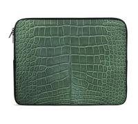 Qjjinxior 15inch Laptop Case, Alligator Skin Laptop Sleeve