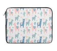Qjjinxior 15inch Laptop Case, Alpaca Cactus Laptop Sleeve