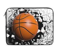 Qjjinxior 15inch Laptop Case, Basketball Laptop Sleeve