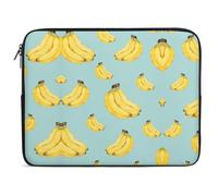 Qjjinxior 15inch Laptop Case, Cartoon Bananas Laptop Sleeve