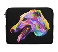 Qjjinxior 15inch Laptop Case, Colorful Greyhound Dog Laptop Sleeve