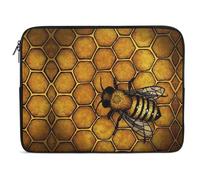 Qjjinxior 17inch Laptop Case, Bee Honeybee Laptop Sleeve