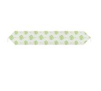 Qjjinxior 200*33cm Table Runner with Tassel, Four Leaf Clover Plant Table Runner, Table Decoration for Kitchen, Party, Restaurant