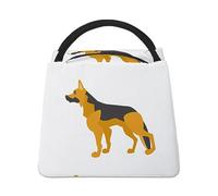 Qjjinxior Cooler Bag, German Shepherd Lunch Bag, Insulated Lunch Tote Bag for Work Camping Travel
