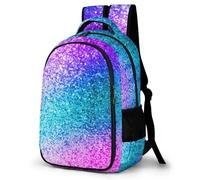 Qjjinxior Daypack, Glitter Sequin Spot Backpack, Rucksack with Pockets for Hiking Camping Travel