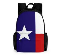 Qjjinxior Daypack, Texas Flag Backpack, Rucksack with Pockets for Hiking Camping Travel