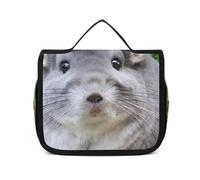 Qjjinxior Hanging Wash Bag, Chinchilla Camerons Toiletry Bag, Makeup Bag for Travel, Business, Vacation