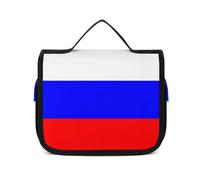 Qjjinxior Hanging Wash Bag, Russian Flag Toiletry Bag, Makeup Bag for Travel, Business, Vacation