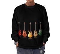 Qjjinxior Long-Sleeve Crewneck Sweatshirt, Skull And CrossbonesLightweight Casual Jumpers for Men