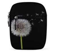 Qjjinxior Shoulder Bag, Dandelion Seeds Crossbody Bag, Multi Purpose Small Satchel for Work Business Travel