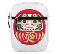 Qjjinxior Shoulder Bag, Fortune Daruma Crossbody Bag, Multi Purpose Small Satchel for Work Business Travel