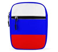 Qjjinxior Shoulder Bag, Russian Flag Crossbody Bag, Multi Purpose Small Satchel for Work Business Travel