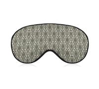 Qjjinxior Smooth Fabric Eye Mask, Baroque Sleep Mask, Sleeping Eye Mask with Adjustable Headband for Men, Women
