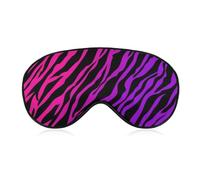 Qjjinxior Smooth Fabric Eye Mask, Zebra Tiger Leopard Pink Sleep Mask, Sleeping Eye Mask with Adjustable Headband for Men, Women