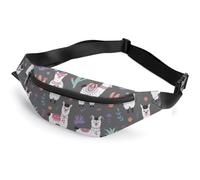 Qjjinxior Waist Bag, Alpaca Bumbag, Adjustable Fanny Pack for Running Walking Hiking