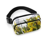 Qjjinxior Waist Bag, Bouquet of Daffodils Bumbag, Adjustable Fanny Pack for Running Walking Hiking