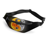Qjjinxior Waist Bag, Cool Yin Yang Bumbag, Adjustable Fanny Pack for Running Walking Hiking