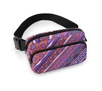 Qjjinxior Waist Bag, Native American Bumbag, Adjustable Fanny Pack for Running Walking Hiking
