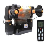 QJJML Dual head Table Tennis Robot Ping Pong Ball Machine, Wireless Remote Control Automatic Table Tennis Machine for Training with 40mm+ Table Tennis Balls