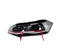 QJJTNPBOE Car Front Headlight Compatible For Polo Virtus 2019-2022 Polo HeadLamp Styling Dynamic Turn Signal Lens Automotive Accessories 2PCS(GTI-LED KIT)