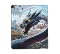 QJKFDHG European quadrupedal dinosaur pattern Custom Designed Mouse Pad with Wrist Rest - Unique Personalized Gaming and Office Desk Mat for Enhanced Comfort and Style