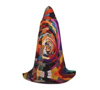 QJKFDHG Hooded Cape, Floating land Transformable Long Cloak | A single layer over any outfit to build wizard, vampire, princess, or medieval looks; bow tie no zipper