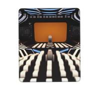 QJKFDHG Inside the spacecraft pattern Custom Designed Mouse Pad with Wrist Rest - Unique Personalized Gaming and Office Desk Mat for Enhanced Comfort and Style