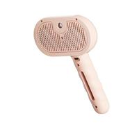 QJLDMaingo Liante 3-in-1 Pet Steam Grooming Brush - Shedding Removal Detangling Skin Care Rechargeable (pink)