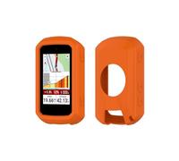 QJONSIU Case Compatible with Garmin Edge 850/Edge 550, Soft Silicone Protection Ultrathin, GPS Bike Accessories Cover Anti-scratch Tough-Orange