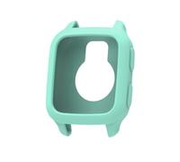 QJONSIU Case Compatible with Garmin Venu SQ2, 2 Pack Shockproof Soft Silicone Partial Protective Cover Anti-Scratch-Sky blue