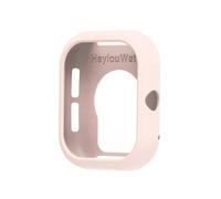 QJONSIU Case Compatible with Honor Choice Haylou Watch, 2 Pack Shockproof Soft Silicone Partial Protective Cover Anti-Scratch-Pink
