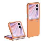 QJONSIU Case Compatible with Honor Magic V Flip 2, Anti-Scratch Ultra-thin Hard PC Protective Case, Fold Cover-Orange