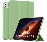 QJONSIU Case Compatible with Honor MagicPad 4 12.3 2026, Stand Feature TPU Anti-scratch Protective, Ultra Thin Cover Kickstand-Mint green