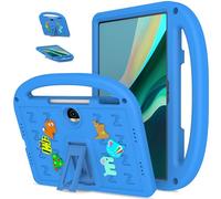 QJONSIU Case Compatible with Honor Pad 9, PC Anti-scratch Protective, Shockproof Kids Cover with Handle and Kickstand-Sky blue