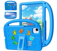 QJONSIU Case Compatible with Honor Pad X9a, PC Anti-scratch Protective, Shockproof Kids Cover with Handle and Kickstand-Sky blue