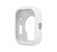 QJONSIU Case Compatible with Honor Watch x5, 2 Pack Shockproof Soft Silicone Partial Protective Cover Anti-Scratch-White