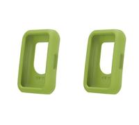 QJONSIU Case Compatible with Huawei Band 11, 2 Pack Shockproof Soft Silicone Partial Protective Cover Anti-Scratch-Green