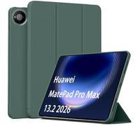 QJONSIU Case Compatible with Huawei MatePad Pro Max 13.2 2026, Stand Feature TPU Anti-scratch Protective, Ultra Thin Smart Cover Kickstand-Green